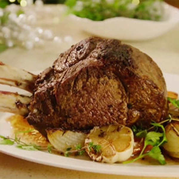 Neven’s Rib of Beef with Mustard Crust